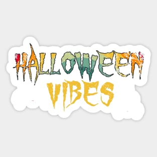 Retro Halloween Vibes Sticker